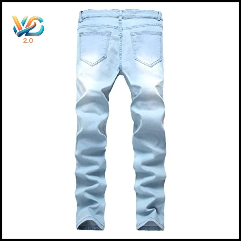 Men's‎ Skinny Jeans Stretch Slim Fit Denim Pants